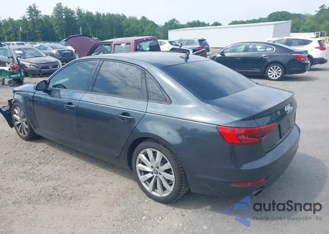2017 Audi A4 2.0T Ultra Premium из США, поврежденный, VIN WAUGMAF44HN035901